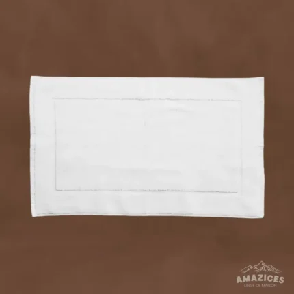 Tapis De Bain Éponge Blanc